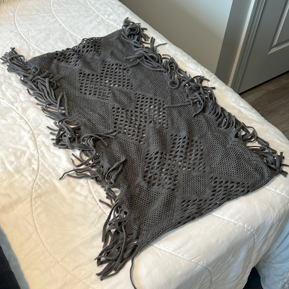 Gray Infinity Scarf - Picture 3 of 4